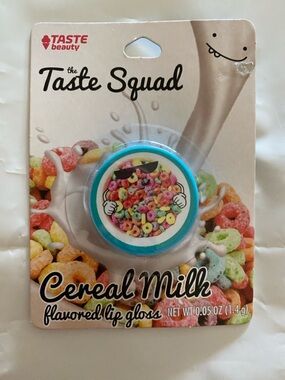 1-set of 2 The Taste Squad Cereal Milk Flavored Lip Gloss